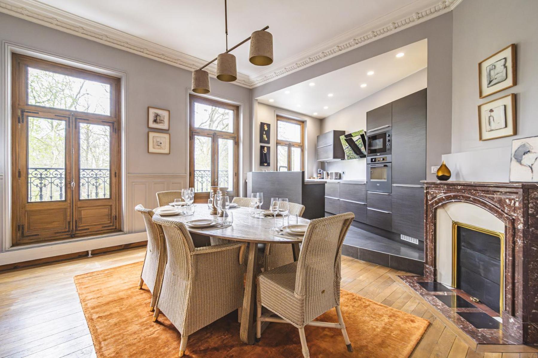 Apartamento L'Elegance Vue Parc Reims Exterior foto